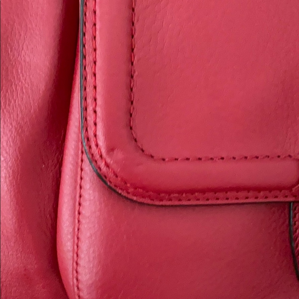 Coach red leather Campbell hobo bag - Picture 8 of 10